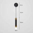 GobekUsa Gold LED Wall Lamp: Luxurious Nordic Spotlight for Home Bedside, Living Room, Bed Wall Light