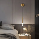 GobekUsa Gold LED Wall Lamp: Luxurious Nordic Spotlight for Home Bedside, Living Room, Bed Wall Light