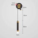 GobekUsa Gold LED Wall Lamp: Luxurious Nordic Spotlight for Home Bedside, Living Room, Bed Wall Light