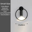 GobekUsa LED Wall Lamp: 180º Rotation Bedside Sconce, Indoor Lighting Fixture, E27 Bulb Home Decor