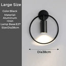 GobekUsa LED Wall Lamp: 180º Rotation Bedside Sconce, Indoor Lighting Fixture, E27 Bulb Home Decor