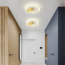 GobekUsa LED Wall Lamp - Modern Black Gold Sconce for Living Room Bedroom
