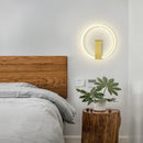 GobekUsa LED Wall Lamp - Modern Black Gold Sconce for Living Room Bedroom