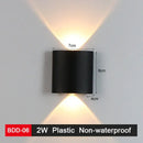 Modern black & gold led wall lamp for living room sleek geometric design by Decorbites