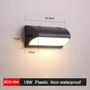 Modern black & gold led wall lamp for living room sleek geometric design by Decorbites