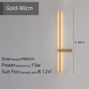 GobekUsa LED Wall Lamp, Modern Minimalist Design, Aluminum, Indoor Lighting, Gold/Black, AC85-260V