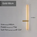 GobekUsa LED Wall Lamp, Modern Minimalist Design, Aluminum, Indoor Lighting, Gold/Black, AC85-260V
