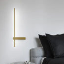 GobekUsa LED Wall Lamp, Modern Minimalist Design, Aluminum, Indoor Lighting, Gold/Black, AC85-260V