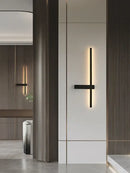 GobekUsa LED Wall Lamp, Modern Minimalist Design, Aluminum, Indoor Lighting, Gold/Black, AC85-260V