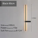 GobekUsa LED Wall Lamp, Modern Minimalist Design, Aluminum, Indoor Lighting, Gold/Black, AC85-260V