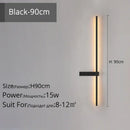 GobekUsa LED Wall Lamp, Modern Minimalist Design, Aluminum, Indoor Lighting, Gold/Black, AC85-260V