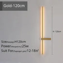 GobekUsa LED Wall Lamp, Modern Minimalist Design, Aluminum, Indoor Lighting, Gold/Black, AC85-260V