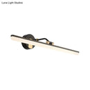 GobekUsa Sleek LED Vanity Wall Light in Black/Gold for Modern Bathrooms