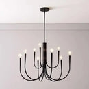 GobekUsa Gold Metal Chandelier: Modern Nordic LED Lighting for Living Room, Kitchen, Dining Room