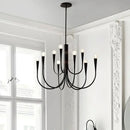 GobekUsa Gold Metal Chandelier: Modern Nordic LED Lighting for Living Room, Kitchen, Dining Room