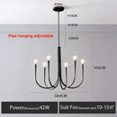 GobekUsa Gold Metal Chandelier: Modern Nordic LED Lighting for Living Room, Kitchen, Dining Room