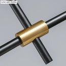 GobekUsa Contemporary Metal Cone Island Light with 3 Heads and Gold/Black Finish for Dining Room Ceiling