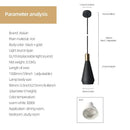 GobekUsa Black Metal LED Luxury Pendant Chandelier for Modern Home Décor