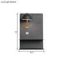 GobekUsa Black Metal Wall Mounted LED Modernist Light Fixture for Living Room