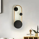 GobekUsa Modern Black and Gold Metallic Arc Wall Sconce LED Light Fixture - Warm/White Lighting