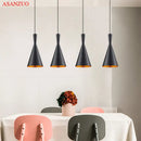 GobekUsa Black & Gold Musical Pendant Light for Dining, Living Room, & Bar Decor