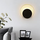 GobekUsa Metallic Orbit Sconce Light - Simplicity, Golden Single Wall Mounted Lighting
