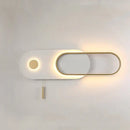 GobekUsa LED Wall Lamp Nordic Design Modern Living Room Bedroom 17W Black White