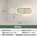GobekUsa LED Wall Lamp Nordic Design Modern Living Room Bedroom 17W Black White