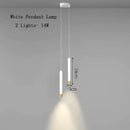 GobekUsa Black Pendant Lamps: Modern Bedroom Lighting with Long Cable
