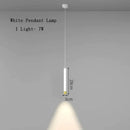 GobekUsa Black Pendant Lamps: Modern Bedroom Lighting with Long Cable