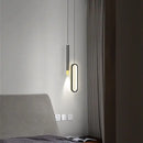 GobekUsa Black Pendant Lamps: Modern Bedroom Lighting with Long Cable