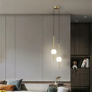 GobekUsa Gold Pendant Light, Modern 1-Light Ceiling Fixture for Bedroom and Living Room