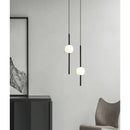 GobekUsa Gold Pendant Light, Modern 1-Light Ceiling Fixture for Bedroom and Living Room