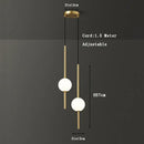 GobekUsa Gold Pendant Light, Modern 1-Light Ceiling Fixture for Bedroom and Living Room