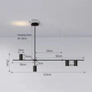 GobekUsa Black Chandelier Pendant Lights for Dining Table, Kitchen, Living Room