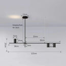 GobekUsa Black Chandelier Pendant Lights for Dining Table, Kitchen, Living Room