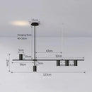 GobekUsa Black Chandelier Pendant Lights for Dining Table, Kitchen, Living Room