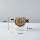 GobekUsa Golden Pomegranate Sculpture Desk Decoration