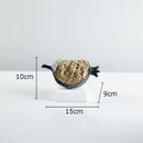 GobekUsa Golden Pomegranate Sculpture Desk Decoration
