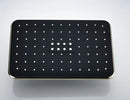 GobekUsa Black Rainfall Shower Head with Handshower - Over-head Shower Sprayer