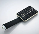 GobekUsa Black Rainfall Shower Head with Handshower - Over-head Shower Sprayer