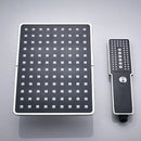 GobekUsa Black Rainfall Shower Head with Handshower - Over-head Shower Sprayer
