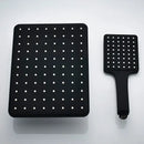 GobekUsa Black Rainfall Shower Head with Handshower - Over-head Shower Sprayer