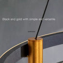 GobekUsa Black Ring LED Pendant Chandelier for Table Dining Living Kitchen Island Lighting
