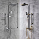GobekUsa 5-Function Shower Faucet Set with Rain Shower Head, Hand Shower, and Bathtub Spout