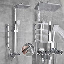 GobekUsa 5-Function Shower Faucet Set with Rain Shower Head, Hand Shower, and Bathtub Spout