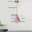 GobekUsa Black Terrazzo Stone LED Pendant Lamp Modern Nordic Hanging Lights