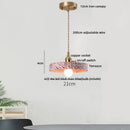 GobekUsa Black Terrazzo Stone LED Pendant Lamp Modern Nordic Hanging Lights