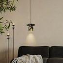 GobekUsa Black Terrazzo Stone LED Pendant Lamp Modern Nordic Hanging Lights