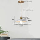 GobekUsa Black Terrazzo Stone LED Pendant Lamp Modern Nordic Hanging Lights